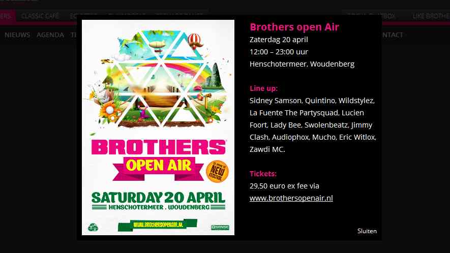 brothers open air